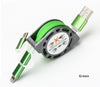 3 in 1 Flexible Retractable Stretch Fast Charge Data USB Cable