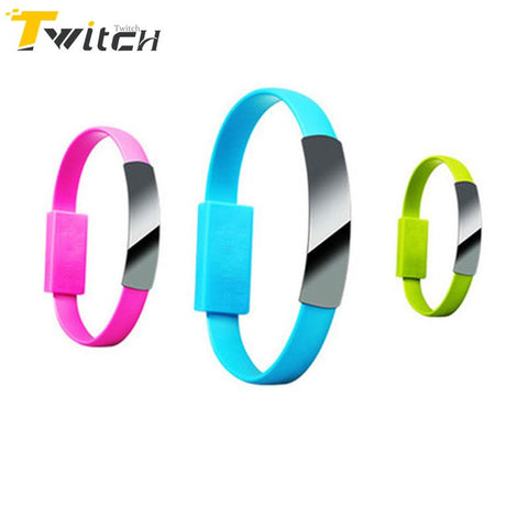 Twitch Bracelet Micro USB Cable Wire Sync Data Charger Cord