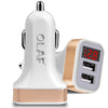 Olaf Digital Display Car Dual Port USB Adapter 2.1A