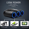 3 in 1 Car-charger Power Adapter Socket Splitter 3.1A 12V USB Cigarette Lighter