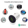 Universal Car-charger Adapter 3A Mini USB Car Charger Quick Charge 3.0