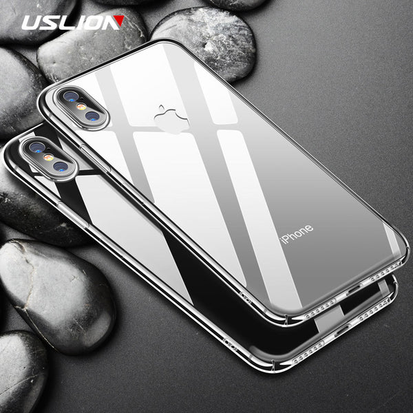 USLION Ultra Thin Clear Case For iPhone X