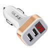 Olaf Digital Display Car Dual Port USB Adapter 2.1A