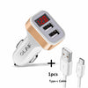 Olaf Digital Display Car Dual Port USB Adapter 2.1A