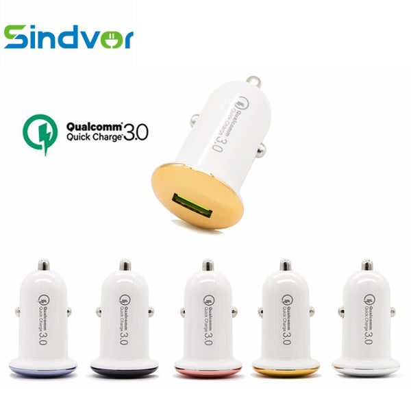 Universal Car-charger Adapter 3A Mini USB Car Charger Quick Charge 3.0