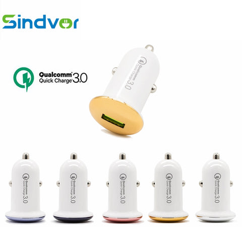 Universal Car-charger Adapter 3A Mini USB Car Charger Quick Charge 3.0