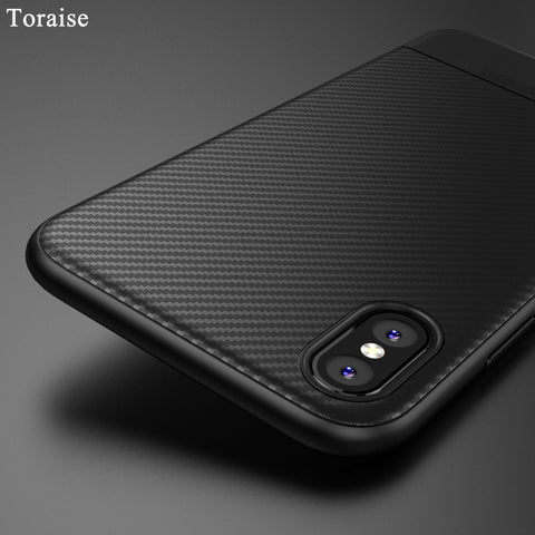 MobileNerds Carbon Fiber Thin Case For iPhone 5 s SE iPhone 6 6s iPhone 7 7 plus iPhone 8 8 Plus iPhone X Case