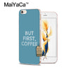 Coffee Design Soft silicon Cases For Apple Iphone 6 6s 6 Plus 6s Plus iPhone 7 7 Plus iPhone 8 8 Plus iPhone X 4.7