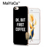Coffee Design Soft silicon Cases For Apple Iphone 6 6s 6 Plus 6s Plus iPhone 7 7 Plus iPhone 8 8 Plus iPhone X 4.7