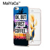 Coffee Design Soft silicon Cases For Apple Iphone 6 6s 6 Plus 6s Plus iPhone 7 7 Plus iPhone 8 8 Plus iPhone X 4.7