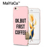 Coffee Design Soft silicon Cases For Apple Iphone 6 6s 6 Plus 6s Plus iPhone 7 7 Plus iPhone 8 8 Plus iPhone X 4.7