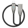 Magnetic Zinc Alloy Nylon Braided Apple Lightning-to-USB Charge-and-Sync Cable LED