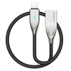 Magnetic Zinc Alloy Nylon Braided Apple Lightning-to-USB Charge-and-Sync Cable LED