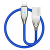 Magnetic Zinc Alloy Nylon Braided Apple Lightning-to-USB Charge-and-Sync Cable LED