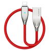 Magnetic Zinc Alloy Nylon Braided Apple Lightning-to-USB Charge-and-Sync Cable LED