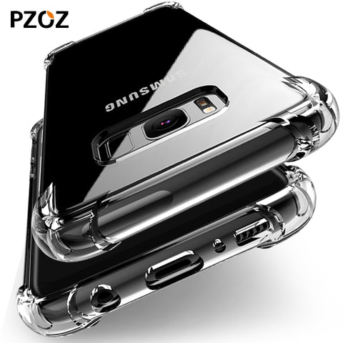 Pzoz Shockproof Clear Samsung Case